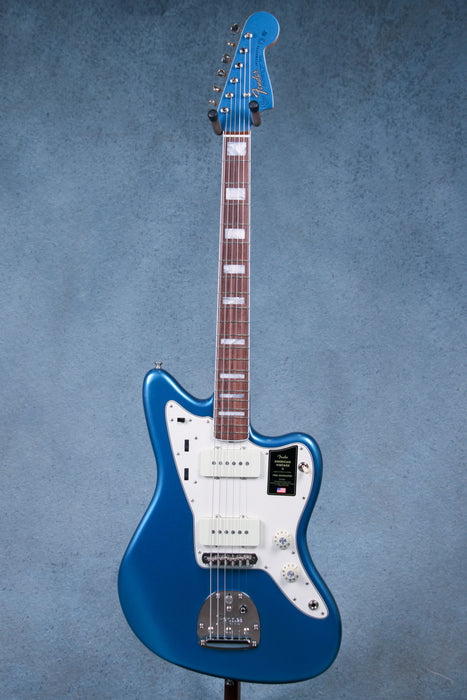 Fender American Vintage II 1966 Jazzmaster Rosewood Fingerboard Electric Bass Guitar - Lake Placid Blue - V2208351