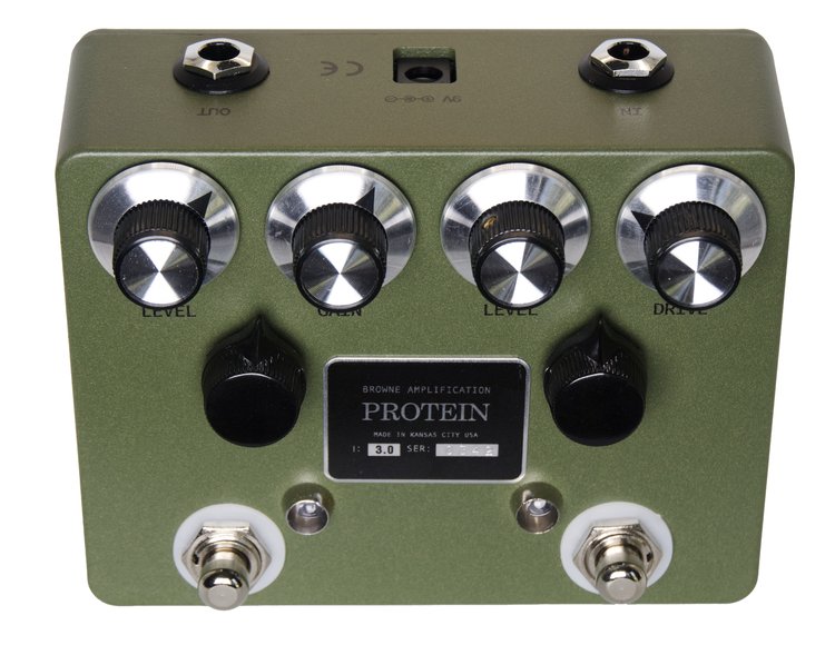 Browne Amplification Protein Dual Overdrive Pedal - Green