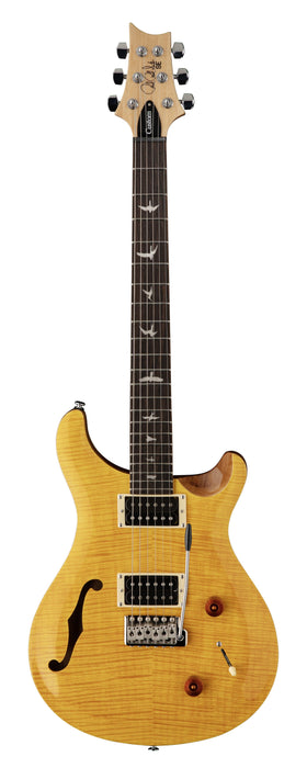 PRS SE Custom 22 Semi Hollow Electric Guitar - Santana Yellow