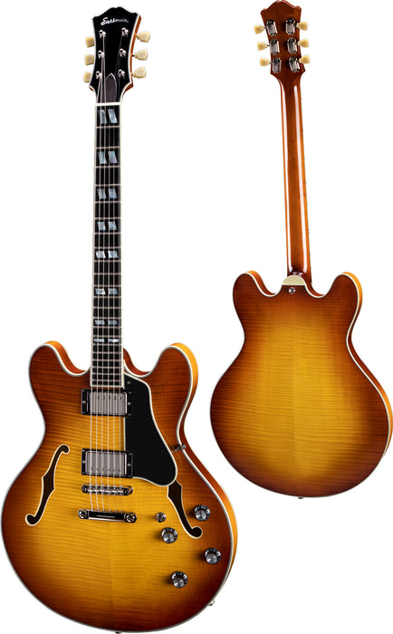 Eastman T486 Thinline Electric Guitar - Goldburst