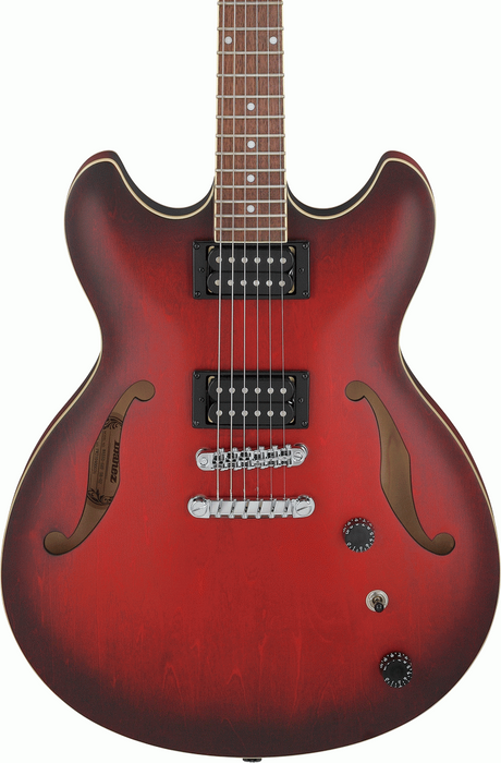Ibanez AS53S RF Artcore Electric Guitar - Sunburst Red Flat