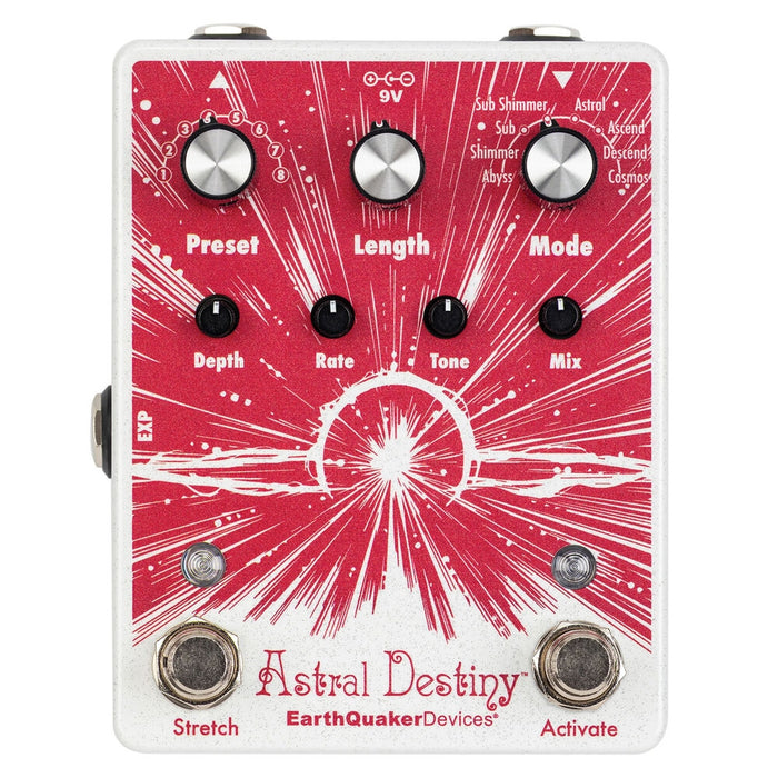 EarthQuaker Devices Astral Destiny Octal Reverb Effects Pedal