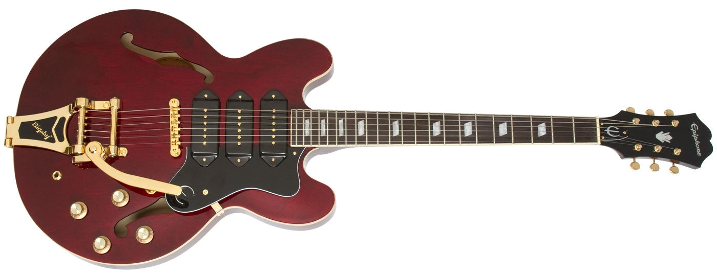 Epiphone Riviera Custom P93 Electric Guitar - Wine Red