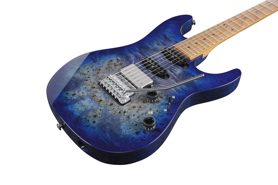 Ibanez AZ226PB CBB Electric Guitar w/Bag - Cerulean Blue Burst