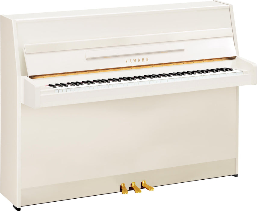 Yamaha JU109 109cm Upright Piano - Polished White
