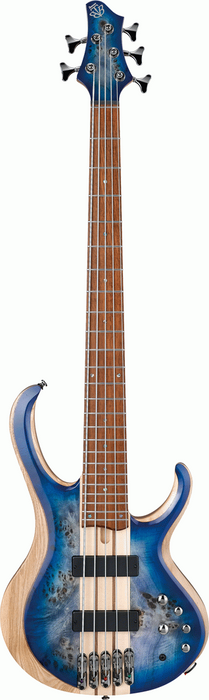 Ibanez BTB845 CBL Electric Bass - in Cerulean Blue Burst Low Gloss