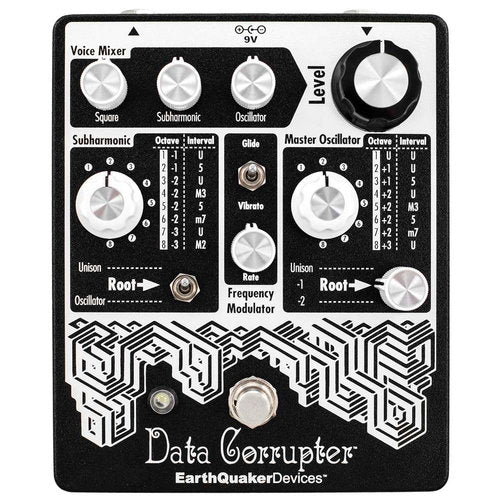 EarthQuaker Devices Data Corrupter Modulated Monophonic Harmonising PLL Effects Pedal