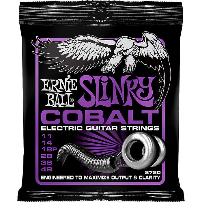 Ernie Ball Power Slinky 11-48 Cobalt Electric Guitar Strings