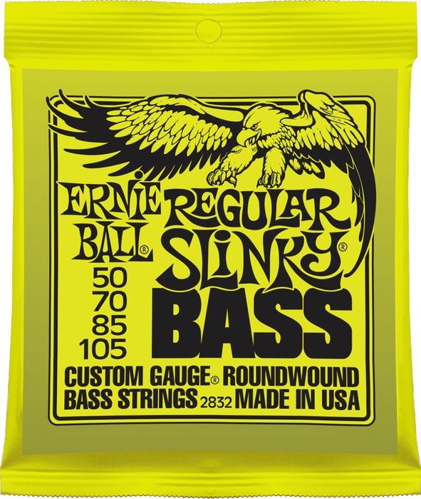 Ernie Ball Regular Slinky 50-105 Nickel Wound Electric Bass Strings