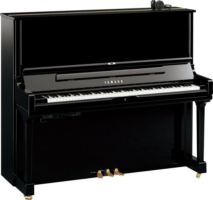 Yamaha YUS3SH3 Silent 131cm Upright Piano - Polished Ebony