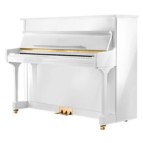 Beale UP118M 118cm Upright Piano - Polished White