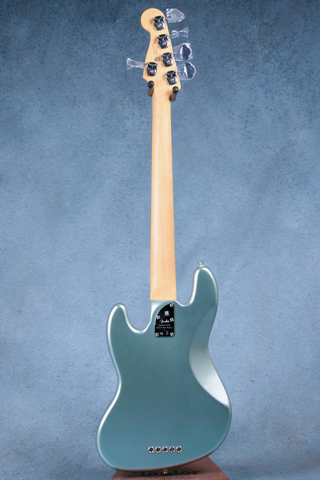 Fender American Professional II Jazz Bass V Maple Fingerboard - Mystic Surf Green - US210106186