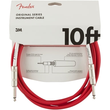 Fender Original Series Instrument Cable 10ft - Fiesta Red