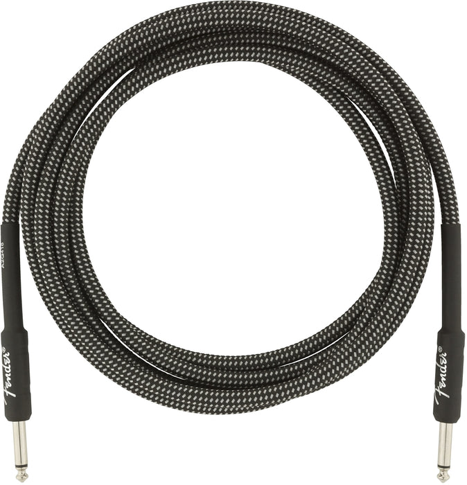 Fender Professional Series Instrument Cable 18.6ft - Gray Tweed