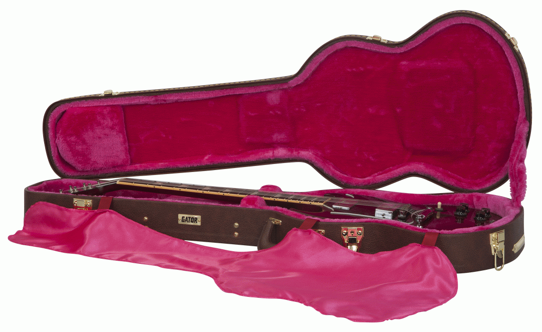 Gator GW-SG-BROWN Deluxe Wood Guitar Case