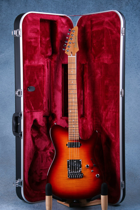 Ibanez AZS2200F STB Prestige Electric Guitar w/Case - Sunset Burst - F2120004