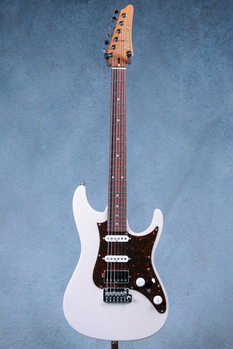 Ibanez AZ2204N AWD Prestige Electric Guitar w/Case - Antique White Blonde - F2209704 - Clearance