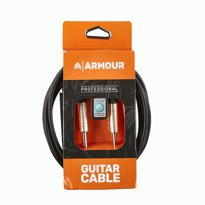 Armour NGP10 Guitar Cable Neutrik Jacks 10FT