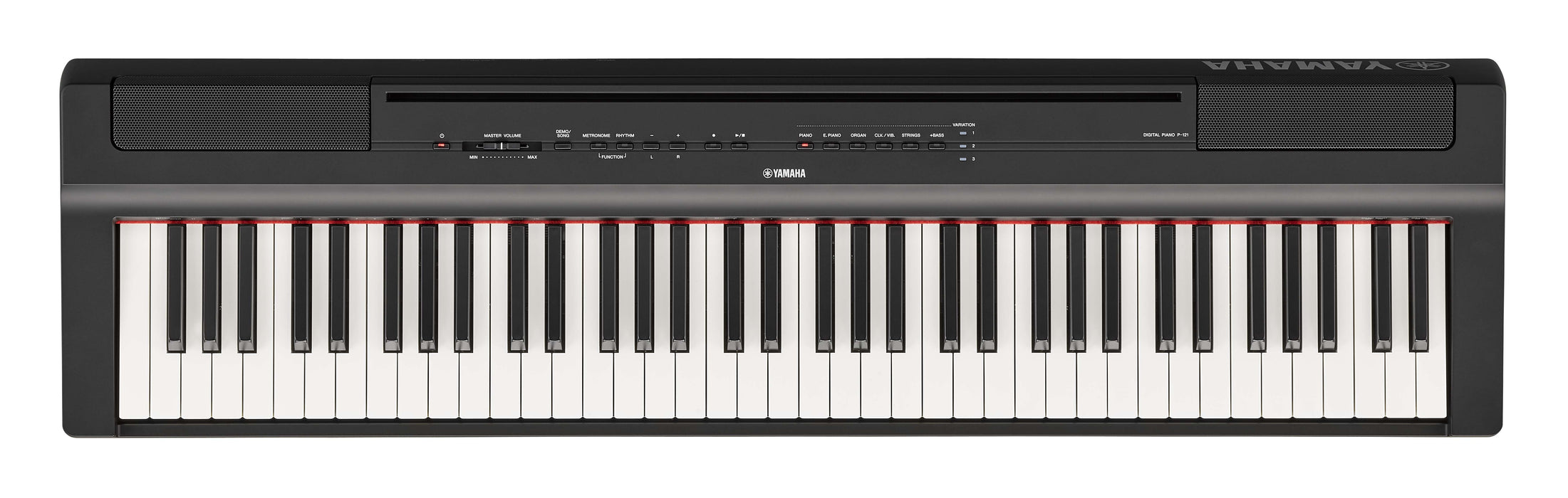 Yamaha P121 76 Key Portable Digital Piano - Black