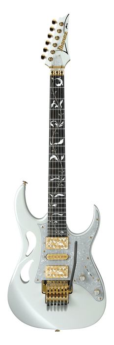 Ibanez PIA3761 SLW Steve Vai Signature Electric Guitar - Stallion White