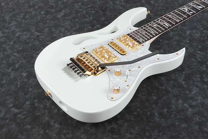 Ibanez PIA3761 SLW Steve Vai Signature Electric Guitar - Stallion White