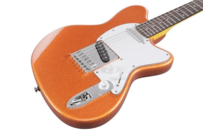Ibanez YY20OCS Yvette Young Signature Electric Guitar - Orange Cream Sparkle