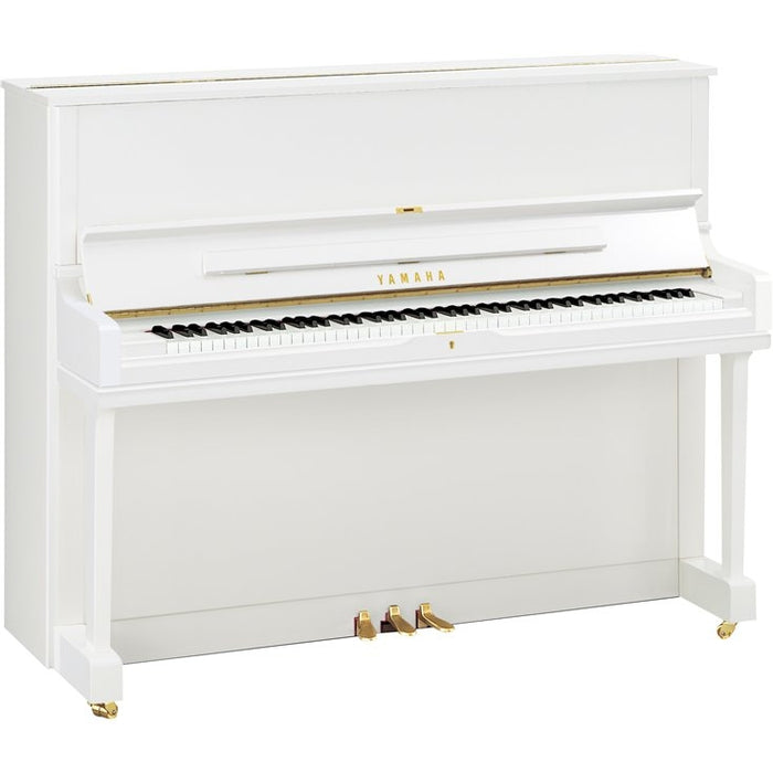 Yamaha YUS1 121cm Upright Piano - Polished White