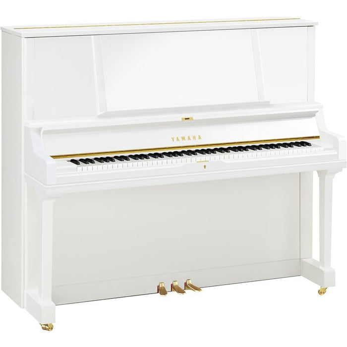 Yamaha YUS5 131cm Upright Piano - Polished White