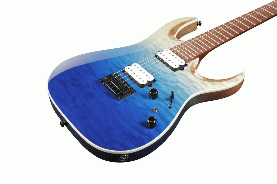 Ibanez RGA42HPQM Electric Guitar BIG - Blue Iceberg Gradation - Clearance
