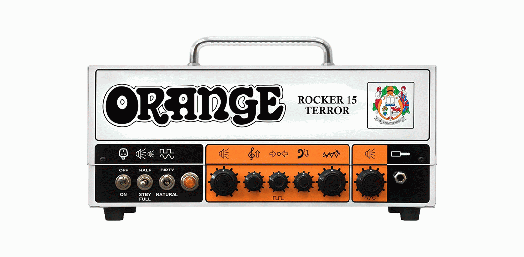 Orange Rocker 15 Terror Guitar Valve Head