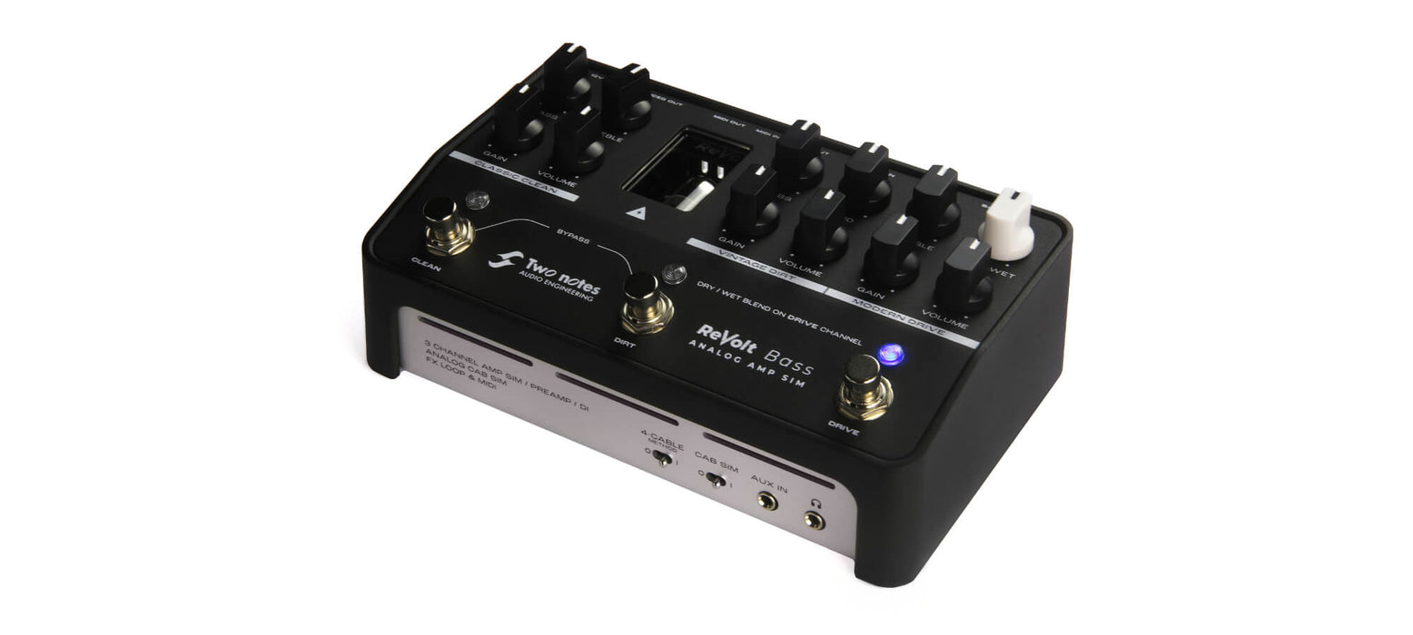 Two Notes Revolt Bass 3 Channel Analog Amp Sim