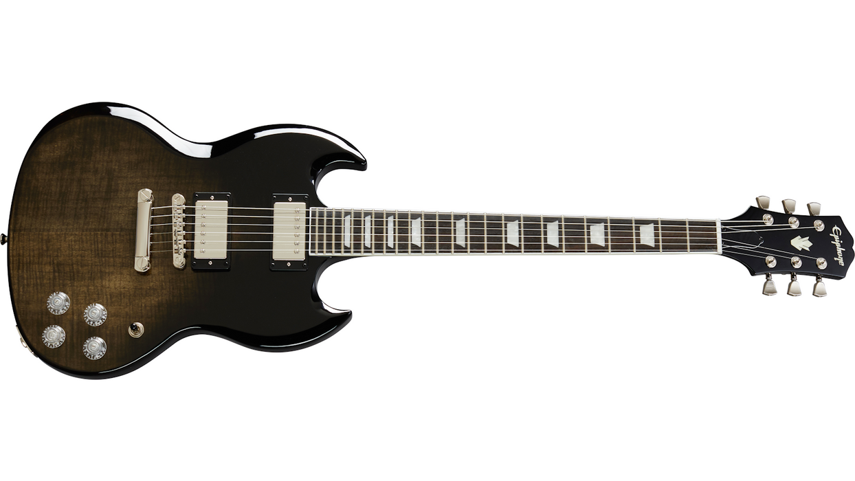 Epiphone SG Modern Figured Electric Guitar - Trans Black Fade