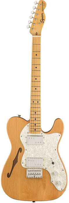 Squier Classic Vibe 70s Telecaster Thinline Maple Fingerboard Electric Guitar - Natural