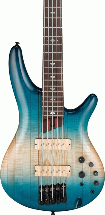 Ibanez SR5CMLTD CIL Premium Electric Bass Guitar - Caribbean Islet Low Gloss