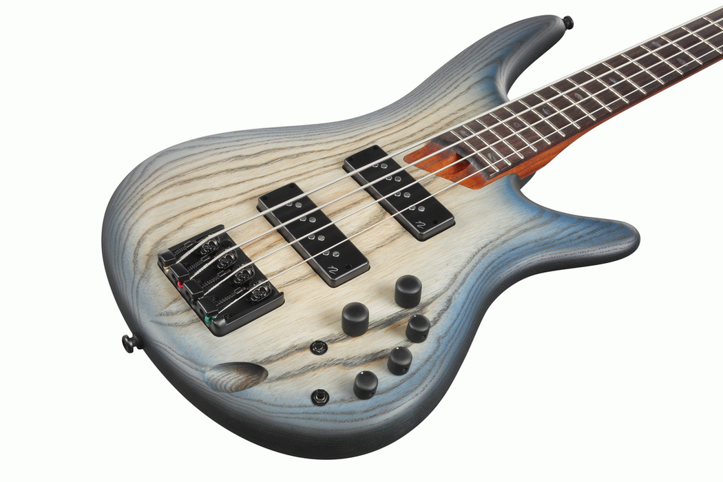 Ibanez SR600E CTF Electric 4 String Electric Bass Guitar - Cosmic Blue Starburst Flat