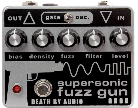 Death By Audio Supersonic Fuzz Gun Pedal