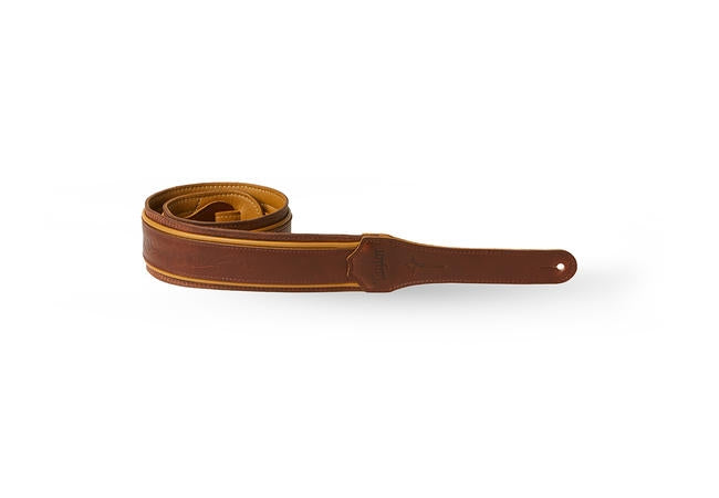 Taylor Nouveau Strap - Medium Brown/Butterscotch/Distressed Brown Leather- 2.5 inch