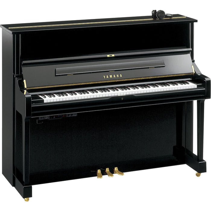 Yamaha U1SH3 Silent 121cm Upright Piano - Polished Ebony