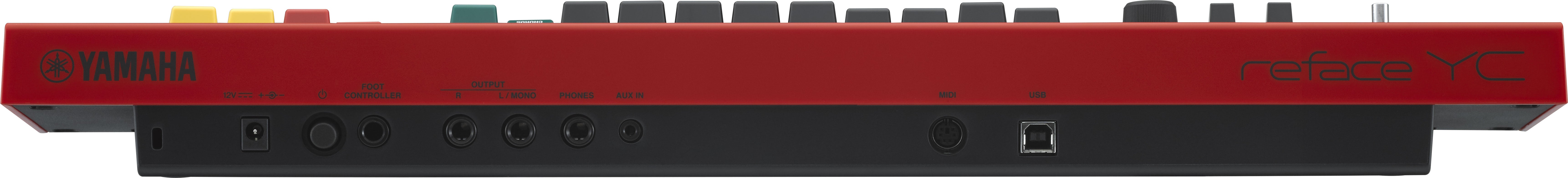Yamaha Reface YC Portable Mini Synthesizer - Red