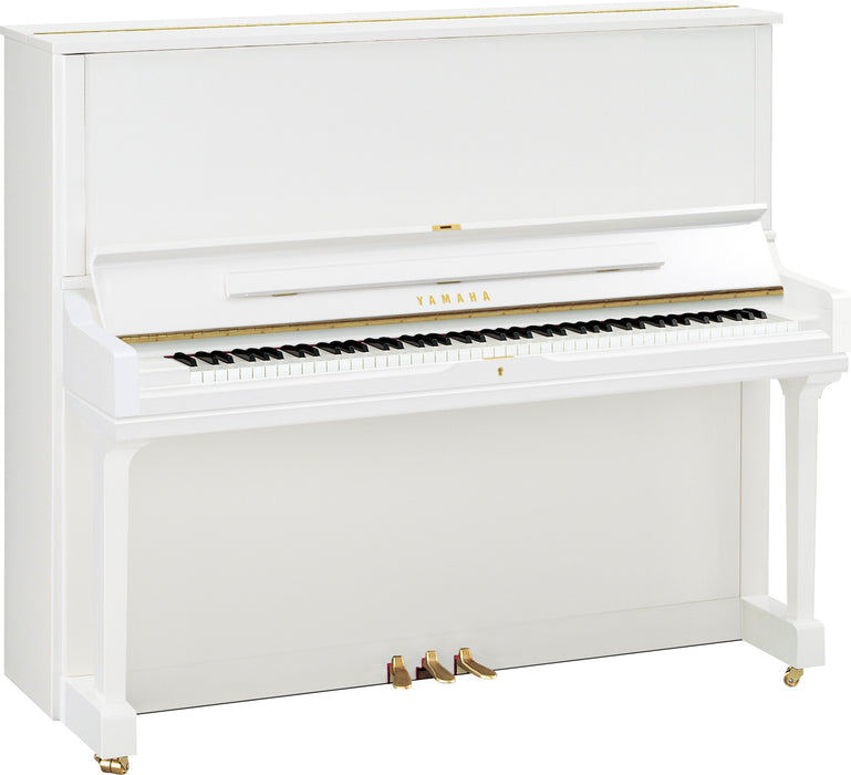 Yamaha YUS3 131cm Upright Piano - Polished White