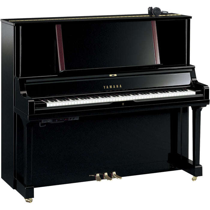 Yamaha YUS5SH3 Silent 131cm Upright Piano - Polished Ebony