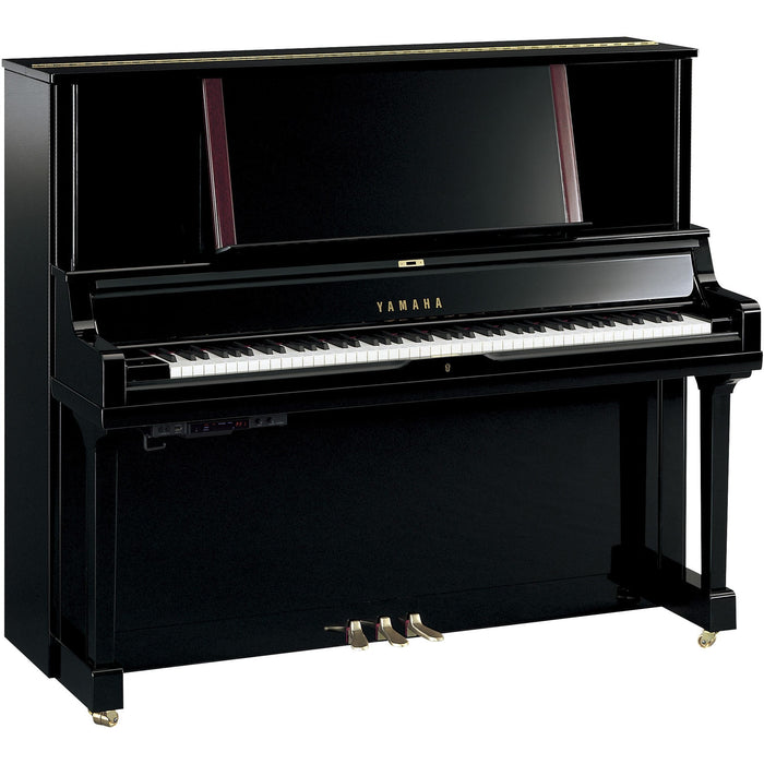 Yamaha YUS5TA3 TransAcoustic 131cm Upright Piano - Polished Ebony