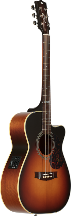 Maton EBG808C-TE-TSB Tommy Emmanuel Acoustic Electric Guitar w/Case - Tobacco Sunburst