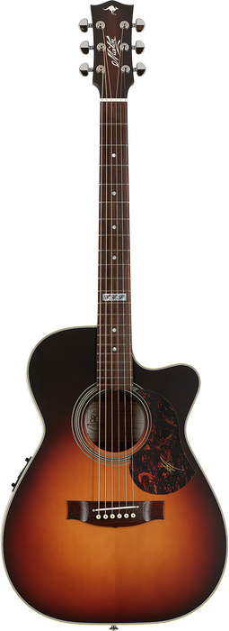 Maton EBG808C-TE-TSB Tommy Emmanuel Acoustic Electric Guitar w/Case - Tobacco Sunburst