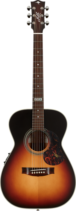Maton EBG808TE-TSB Tommy Emmanuel Acoustic Electric Guitar w/Case - Tobacco Sunburst