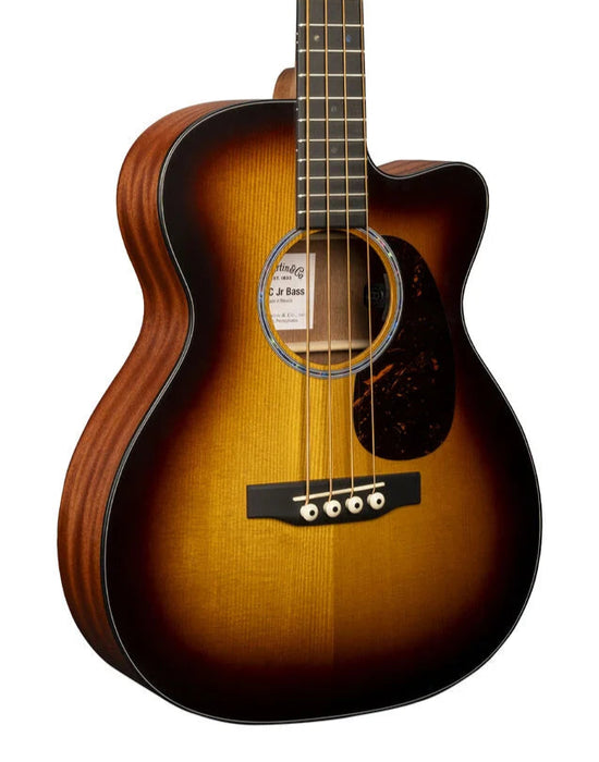 Martin 000C Jr E Bass Burst Junior Series Acoustic Electric Bass Guitar