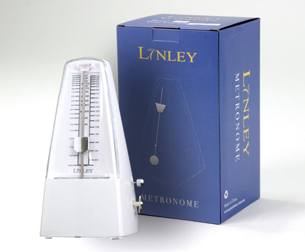 Linley Classic Metronome w/Bell - Gloss White