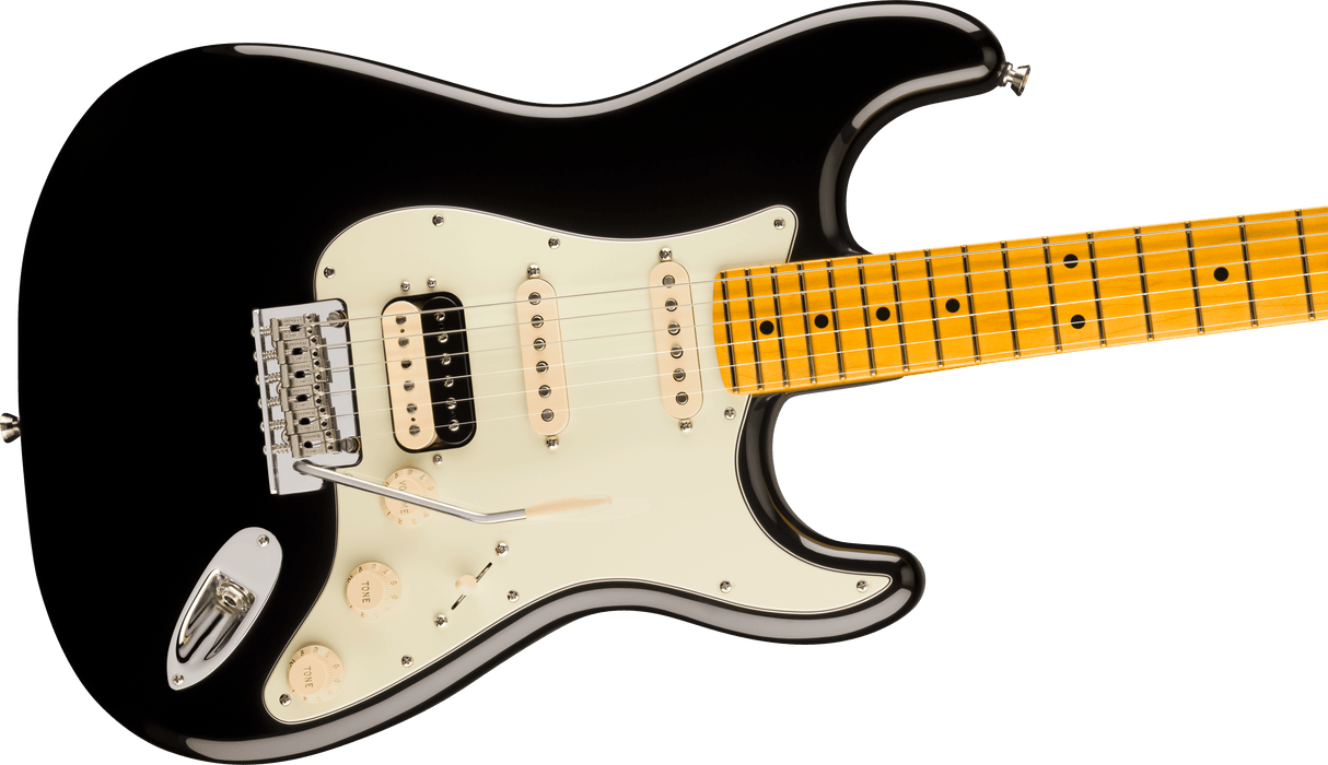 Fender American Professional Stratocaster HSS Maple Fingerboard Electric Guitar - Black
