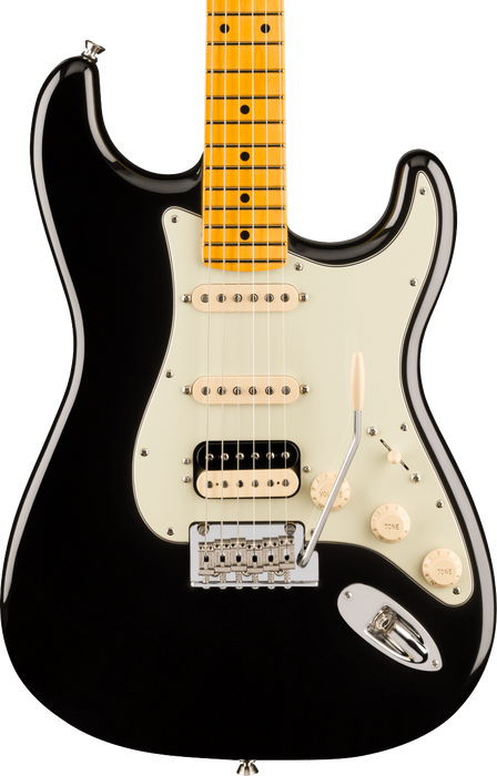 Fender American Professional Stratocaster HSS Maple Fingerboard Electric Guitar - Black