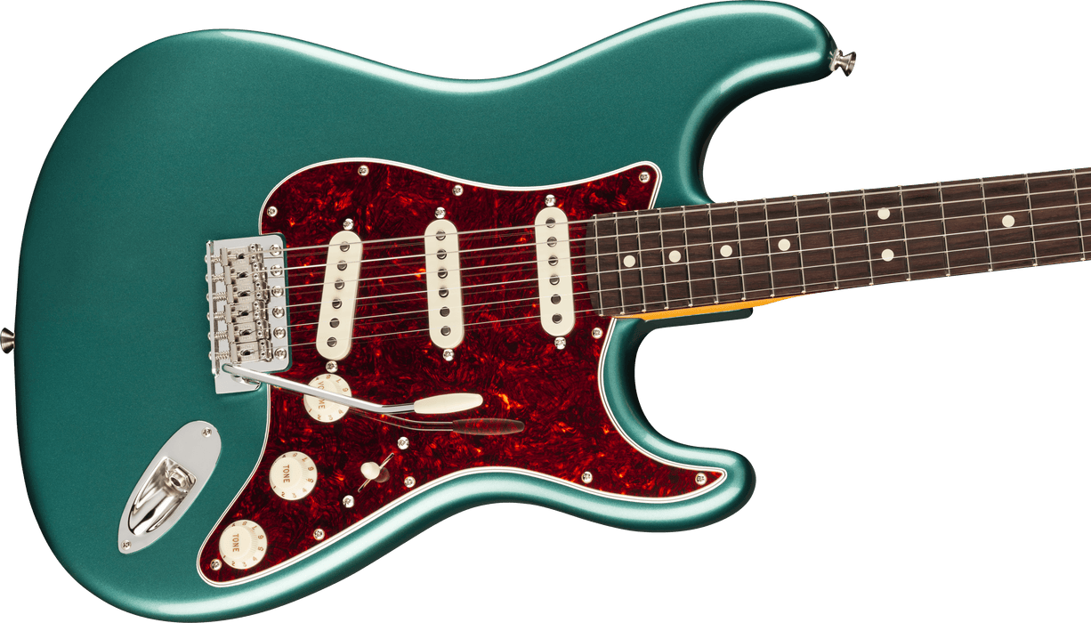 Fender American Professional Classic Stratocaster Rosewood Fingerboard - Faded Sherwood Green Metallic